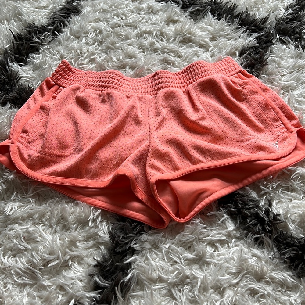 pink - orange athletic shorts